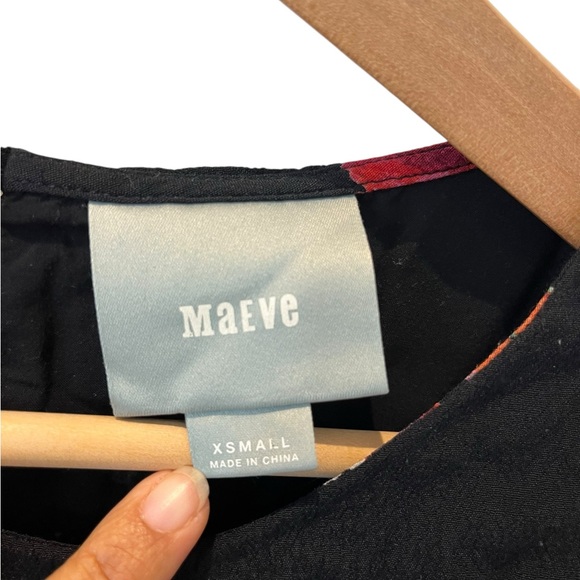 Gorgeous Anthropologie Maeve Floral Prato Flutter/ Short Sleeve Top Size XS - Picture 10 of 15